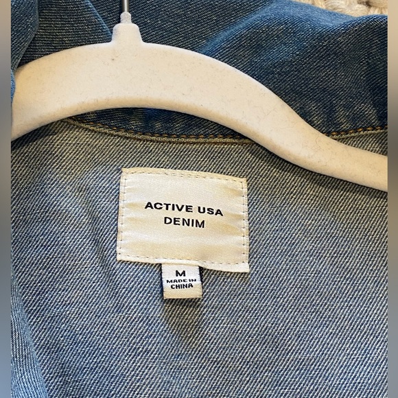 Active USA Tunic-Length Denim Jacket - Picture 6 of 8